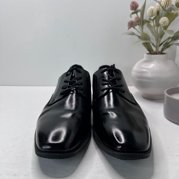 Stacy Adams Ardell Plain Toe Leather Oxford Dress Shoes Black Men's 11.5M - Picture 2 of 10